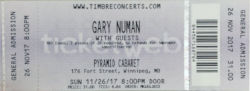 Winnipeg Ticket 2017